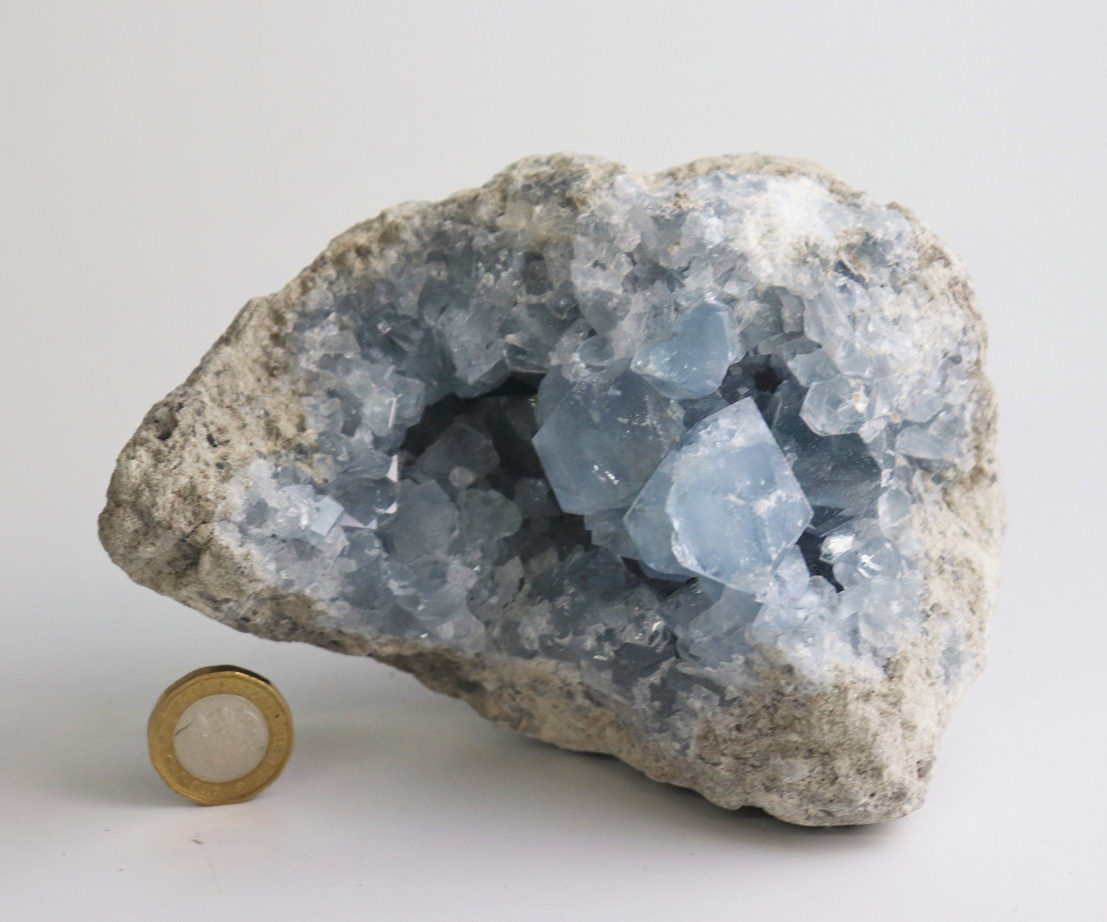 1) Large Blue Celestite hotsell Celestine Crystal Raw Natural Mineral High Grade 1.16 KG