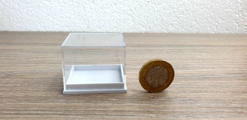 Clear Plastic Crystal / Mineral Display boxes