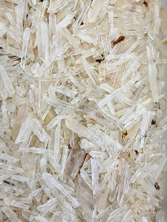 Fine Clear Quartz Crystal Points Raw Natural 40g Bag