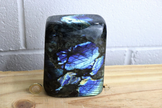 34) Large Labradorite Crystal Polished