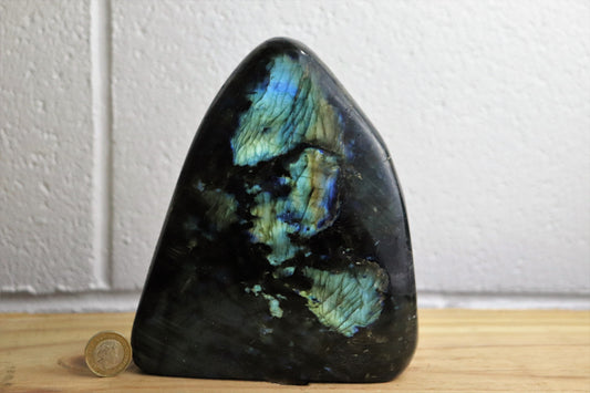 26) Large Labradorite Crystal Polished