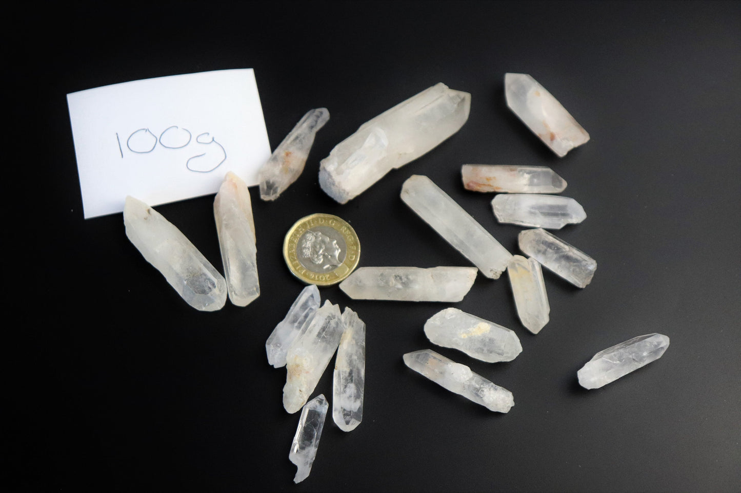 Small Madagascan Quartz Crystal Points Raw Natural 100g Bag