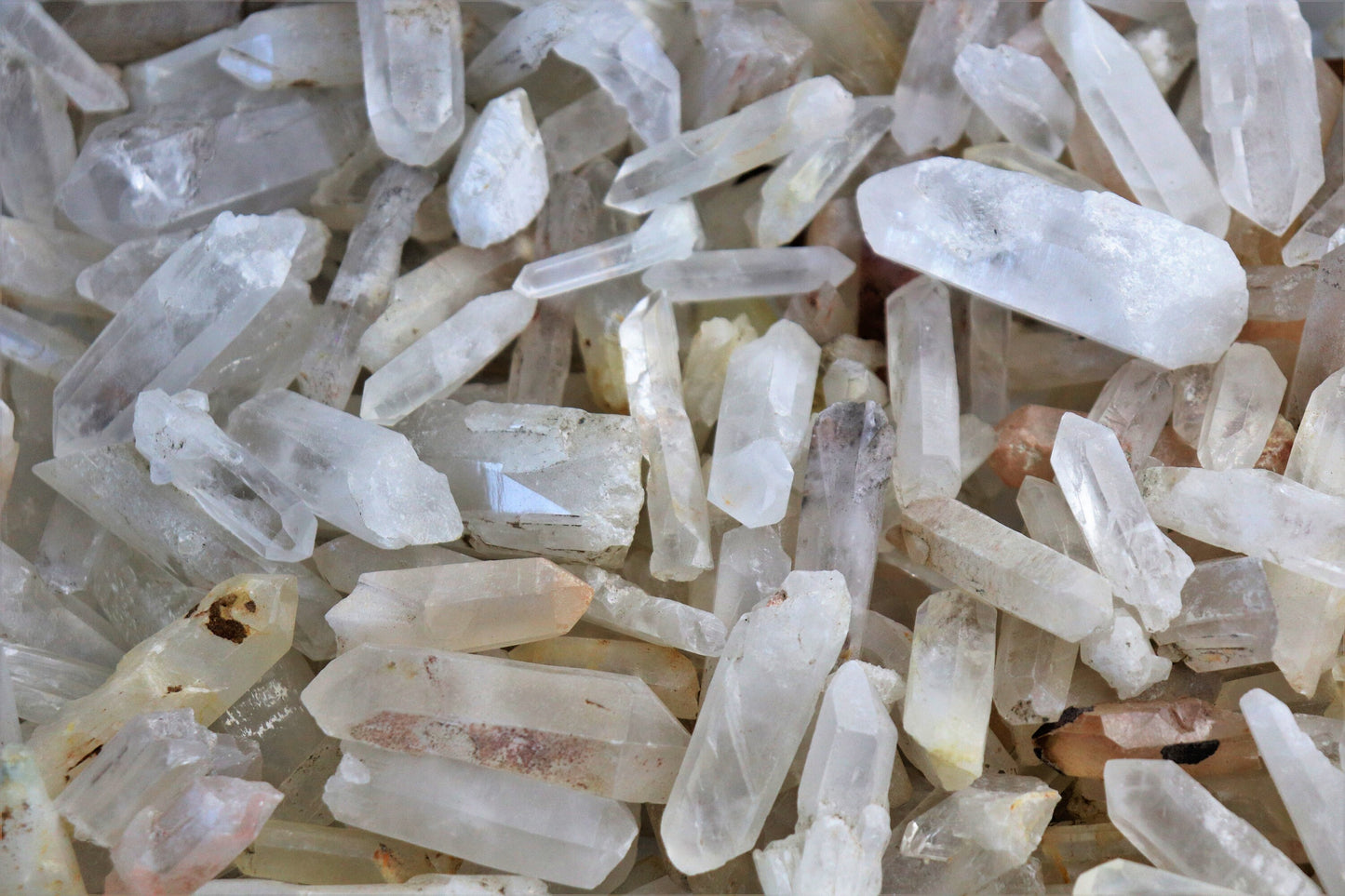 Small Madagascan Quartz Crystal Points Raw Natural 100g Bag