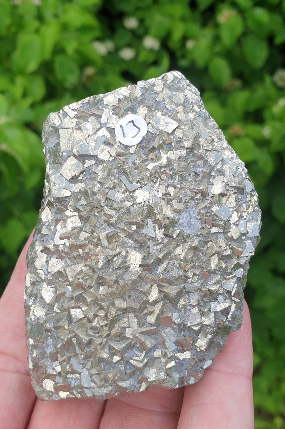 13) Natural Pyrite Crystal- Fools Gold