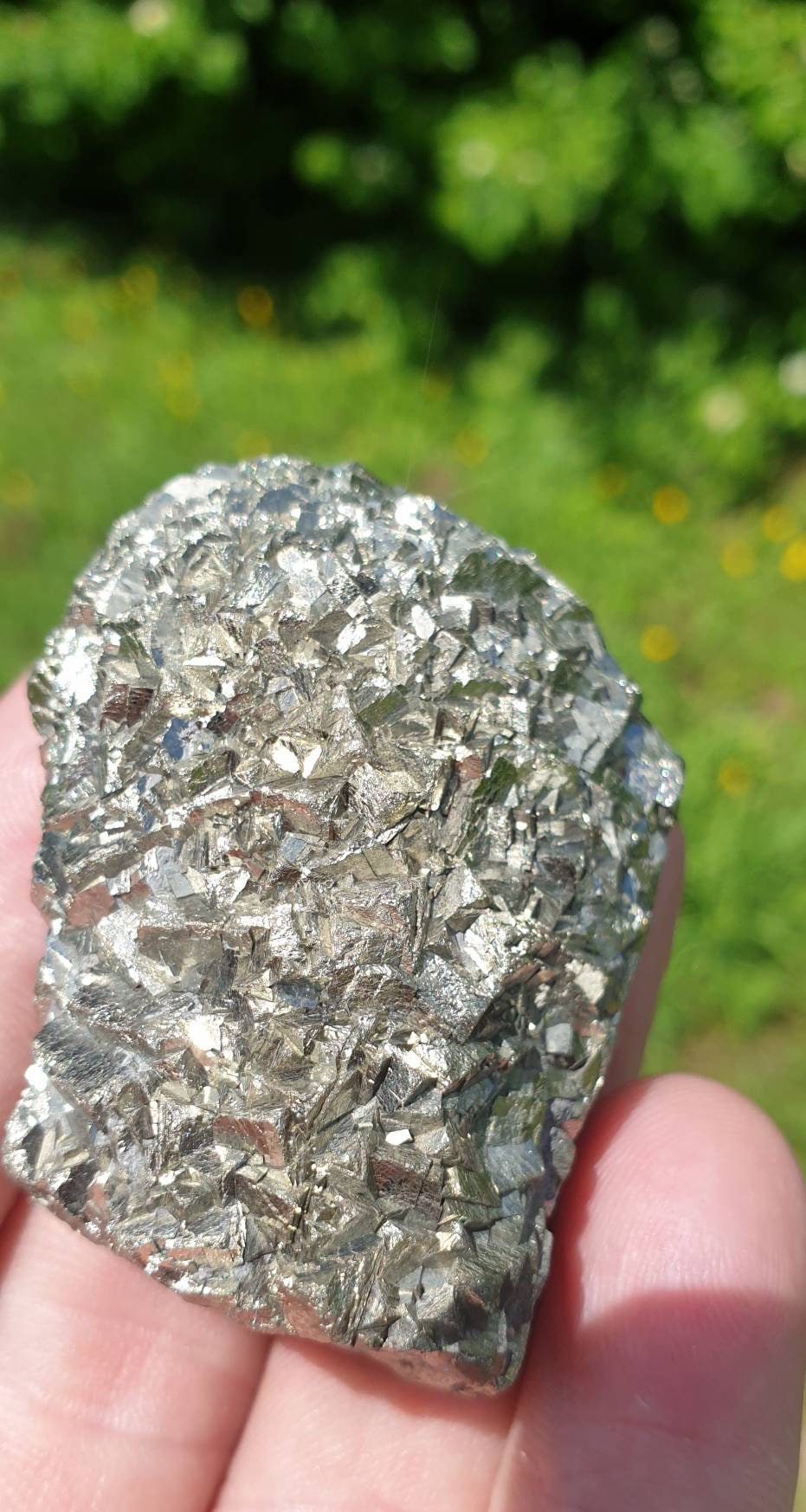 8) Natural Pyrite Crystal- Fools Gold