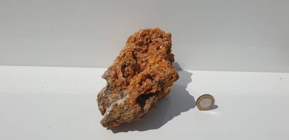 9) large Wulfenite Crystal