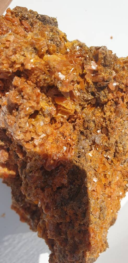 9) large Wulfenite Crystal