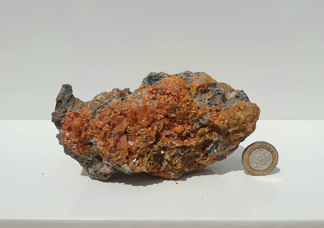 4) large Wulfenite Crystal