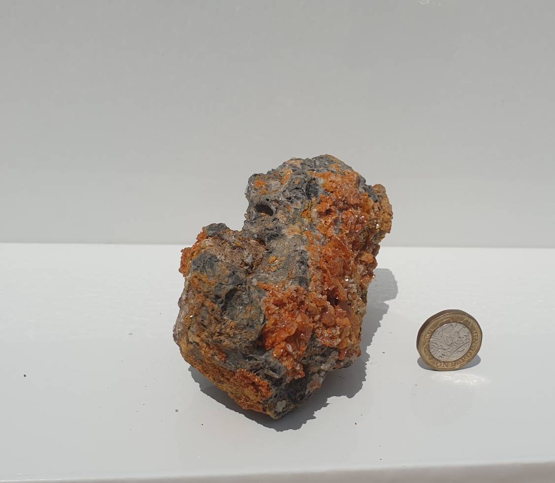 4) large Wulfenite Crystal