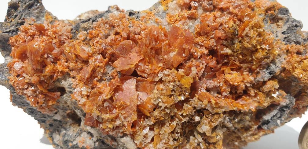 4) large Wulfenite Crystal