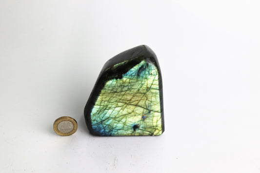 82) Large Labradorite Crystal Polished AAA Grade