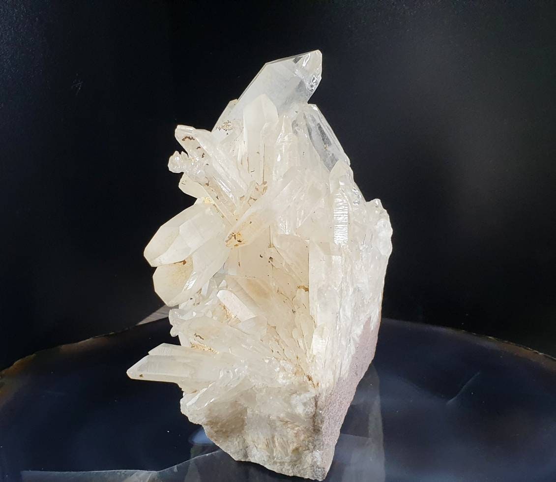 19) large Quartz Crystal Cluster