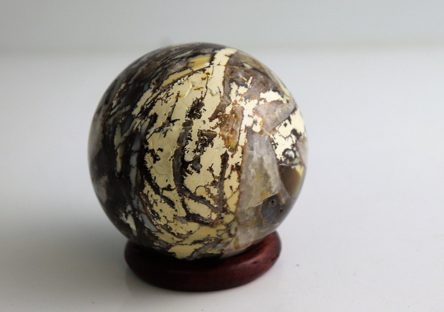 43) Brown Opal Crystal Sphere  Madagascar Unique Home Decor