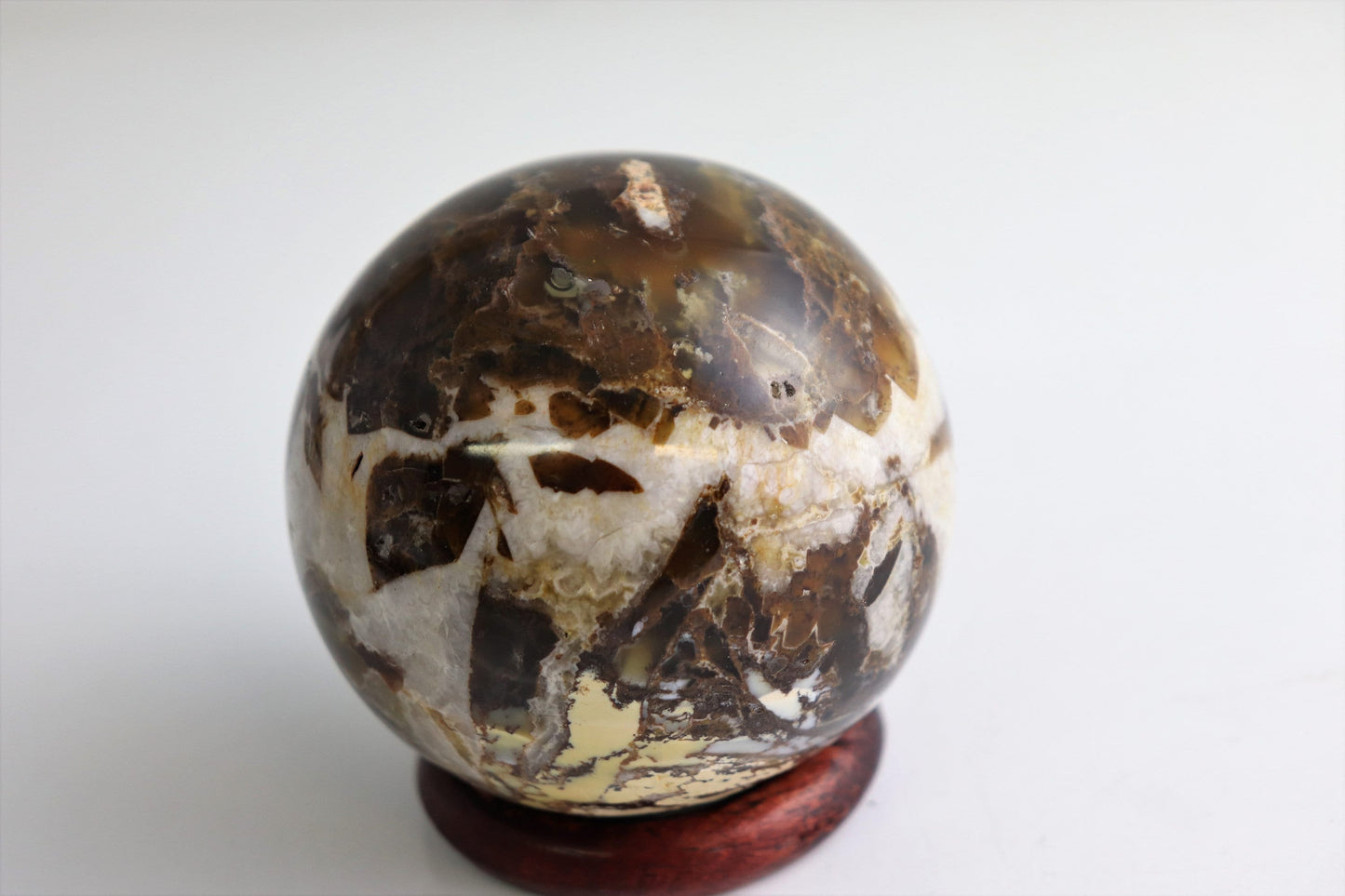 43) Brown Opal Crystal Sphere  Madagascar Unique Home Decor