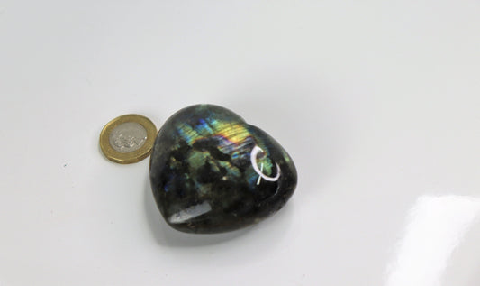 3) Labradorite Crystal Heart