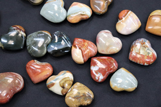 Polychrome Jasper Crystal Heart