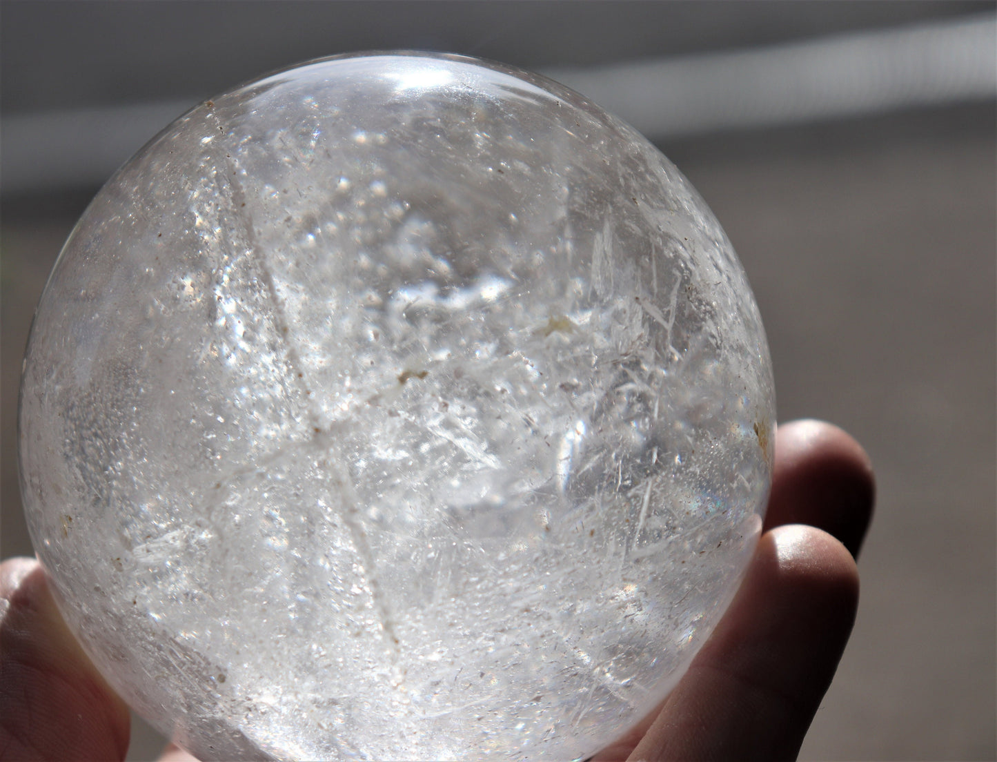 33) Quartz  Crystal Sphere