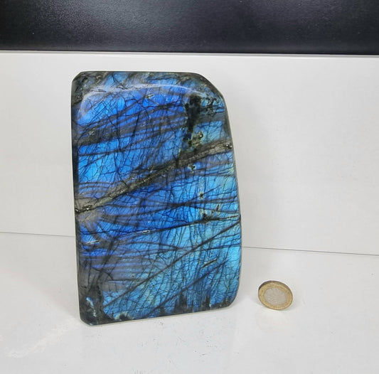 83) Large Labradorite Crystal Polished