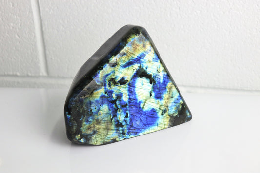 21) Large Labradorite Crystal Polished AAA Grade