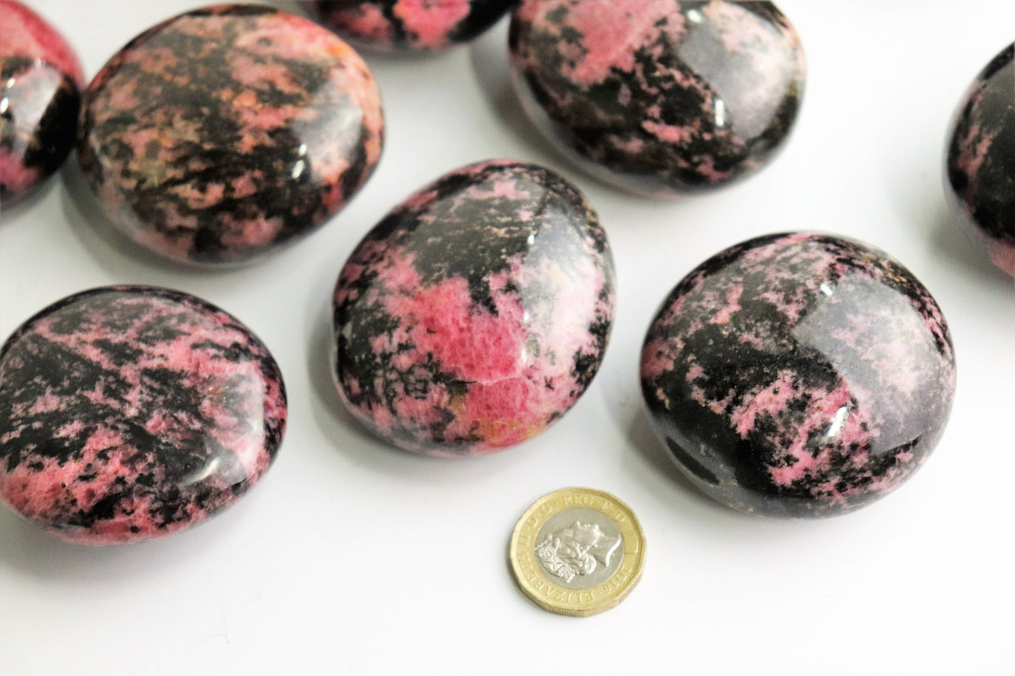 Large Rhodonite Crystal Palmstone  Gallet Madagascar