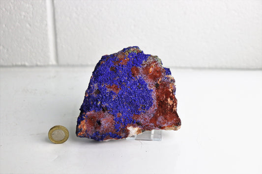 13) Azurite Malachite On Quartz Rough Crystal