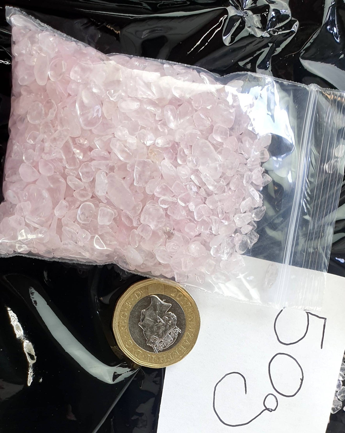 Extra Small / Fine Rose Quartz Crystal Chips 50g Bags - Arts Crafts