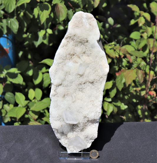 5) Extra Large Apophyllite & Chalcedony Zeolite Crystal  - India  4.55KG