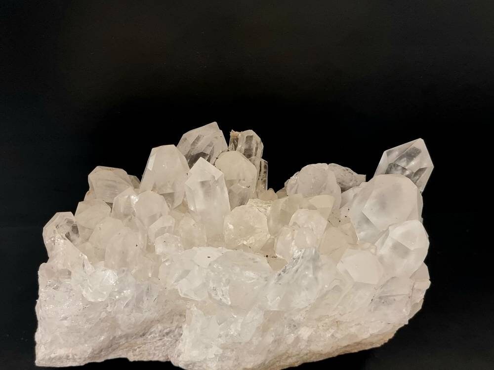 15) large Quartz Crystal Cluster