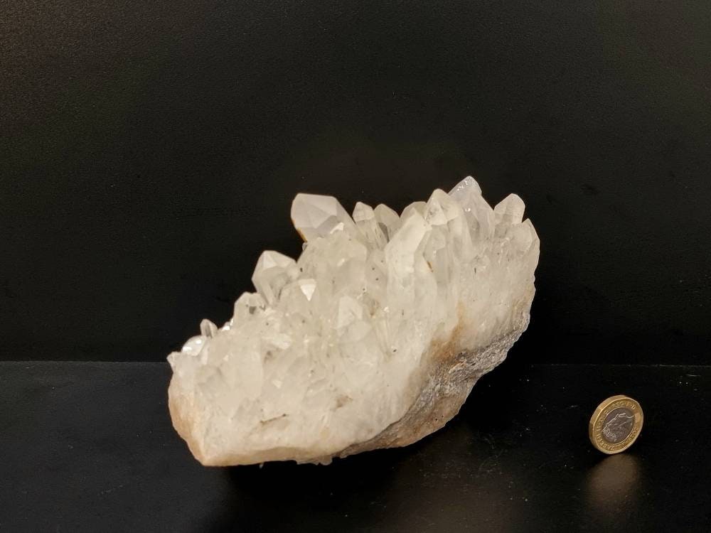 23) large Quartz Crystal Cluster