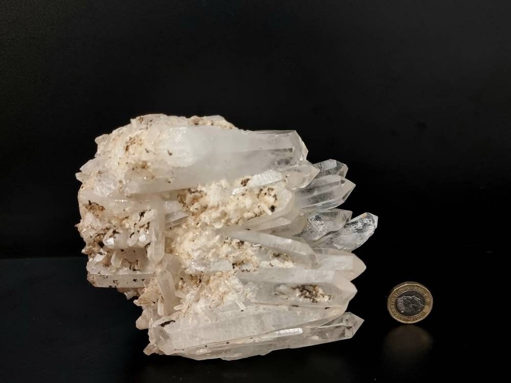 49) large Quartz Crystal Cluster