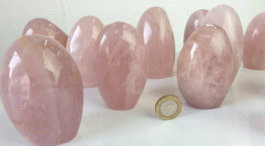 1 X Rose Quartz Crystal Freeform