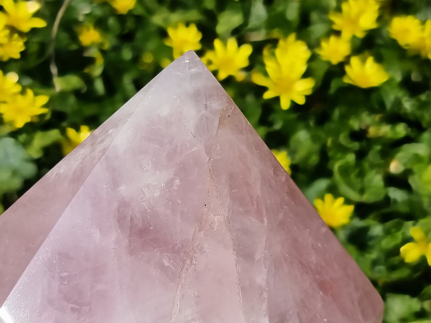 Extra Large Rose Quartz Crystal Prism 6 KG