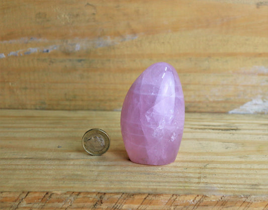 40) Rose Quartz Crystal Freeform