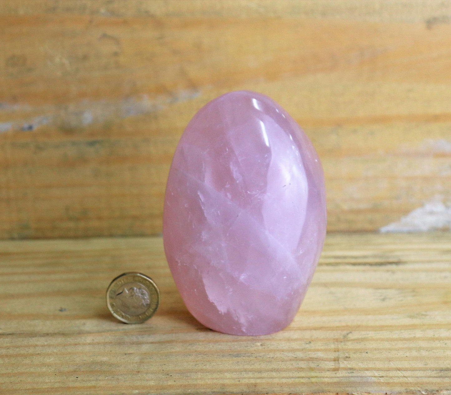 35) Rose Quartz Crystal Freeform