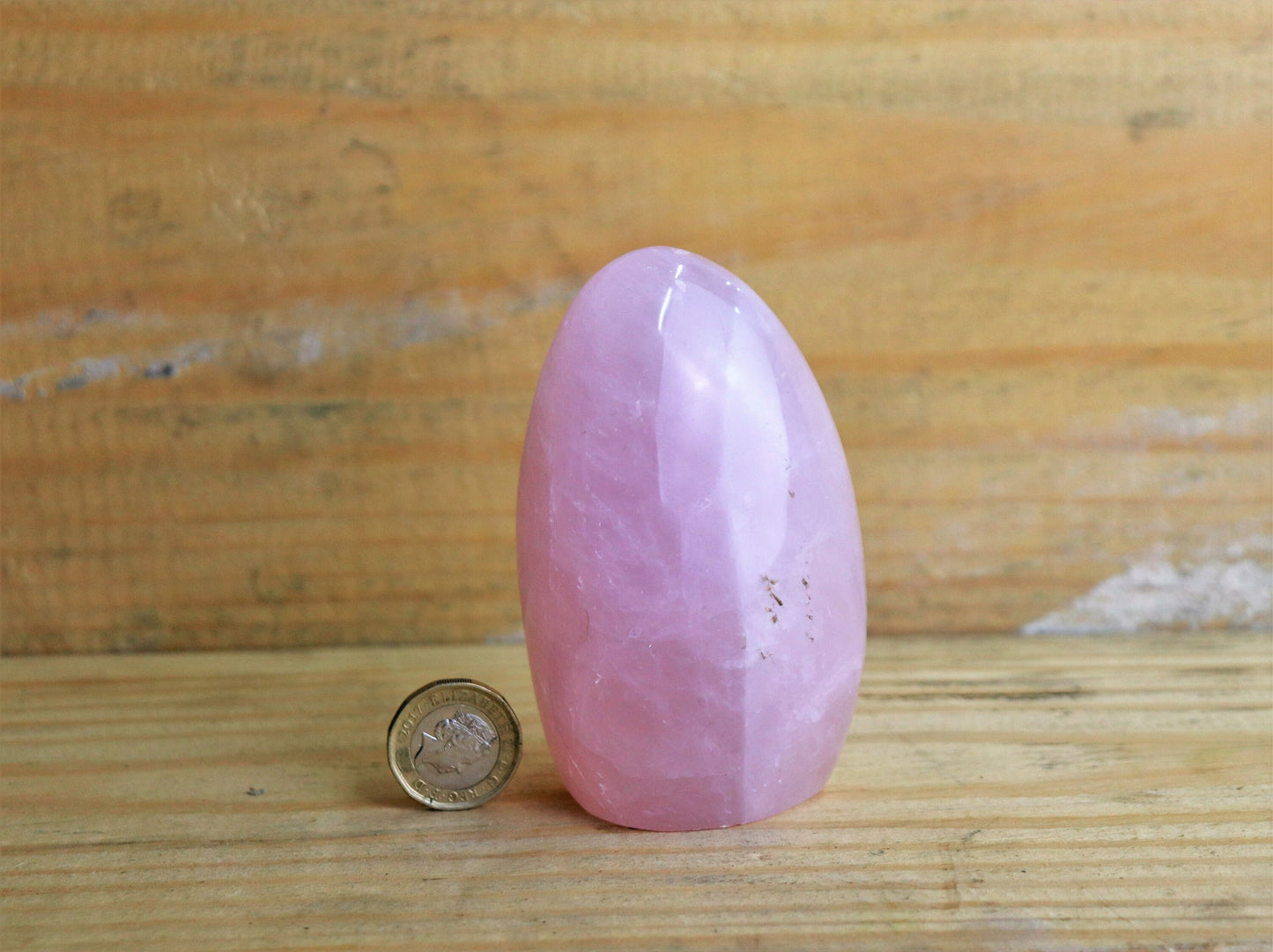 23) Rose Quartz Crystal Freeform