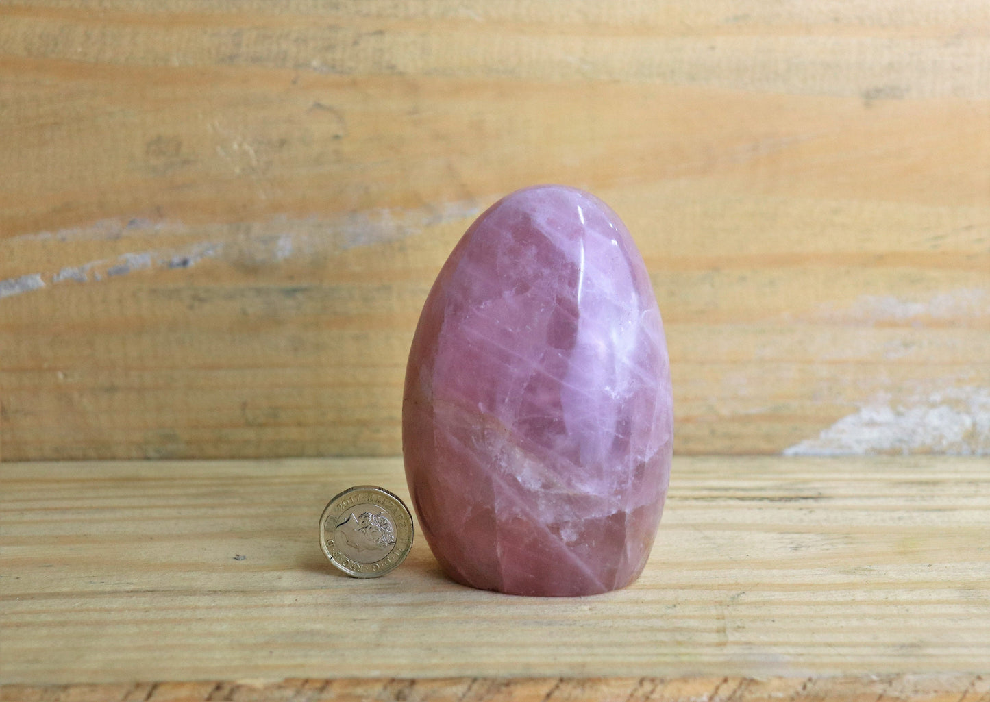 26) Rose Quartz Crystal Freeform