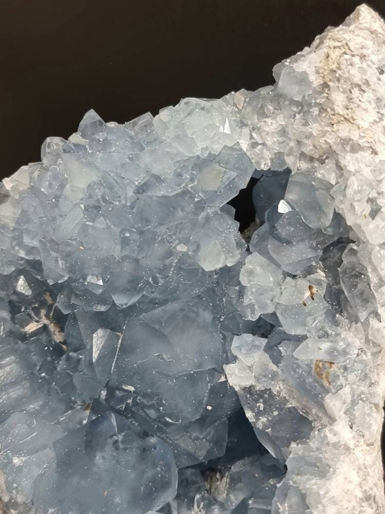 22) Large Celestite Crystal Geode