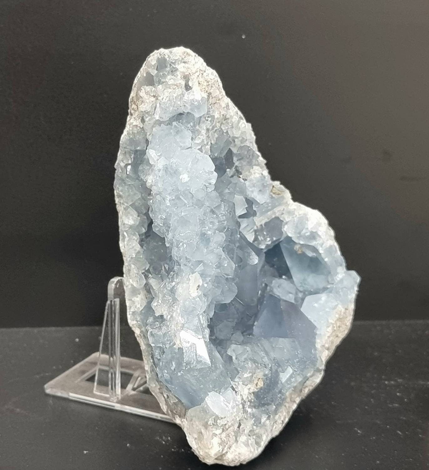 22) Large Celestite Crystal Geode