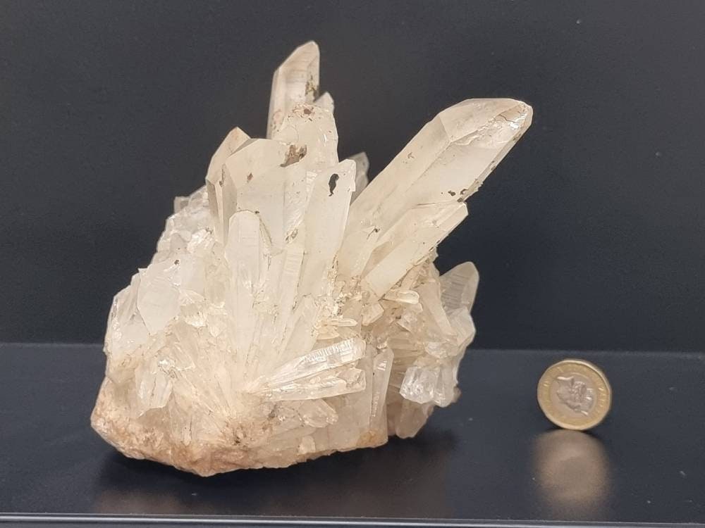 17) large Quartz Crystal Cluster