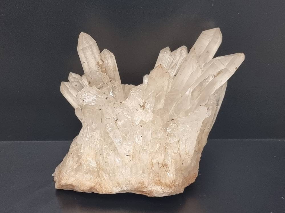 17) large Quartz Crystal Cluster