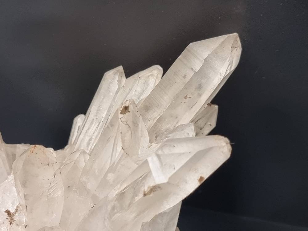 17) large Quartz Crystal Cluster