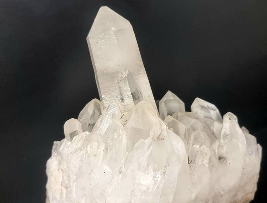 6) large Quartz Crystal Cluster