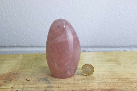 10) Rose Quartz Crystal Freeform