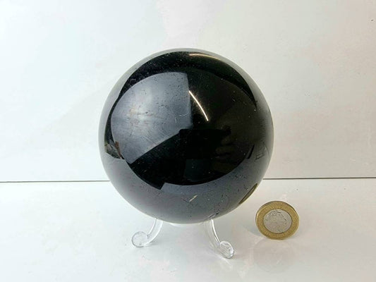 8) Black Tourmaline Crystal Sphere