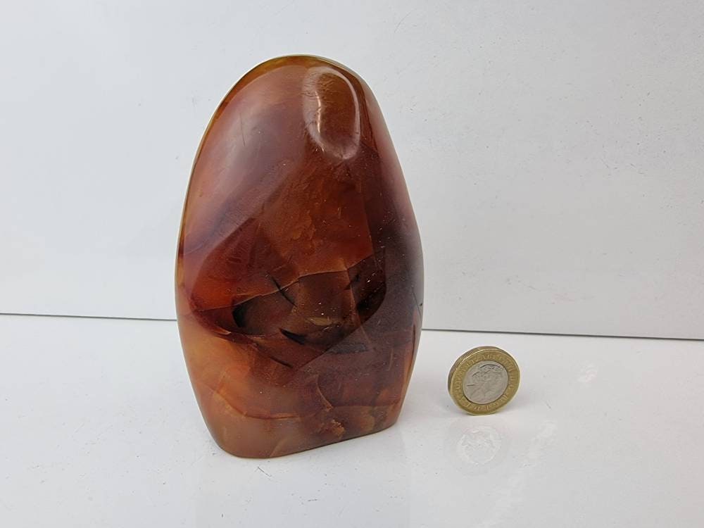 21) Carnelian Crystal Freeform