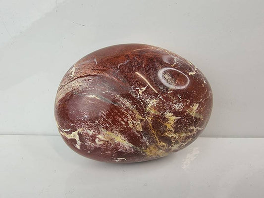 5) Violet Agate Crystal Palmstone