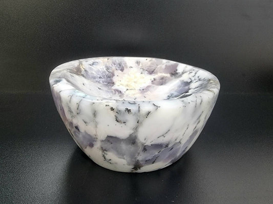 6) Large Merlinite Opal Crystal Bowl