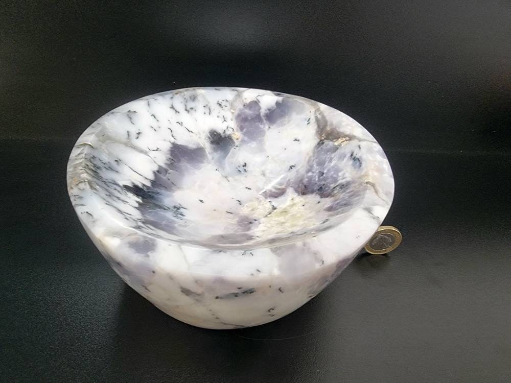 6) Large Merlinite Opal Crystal Bowl