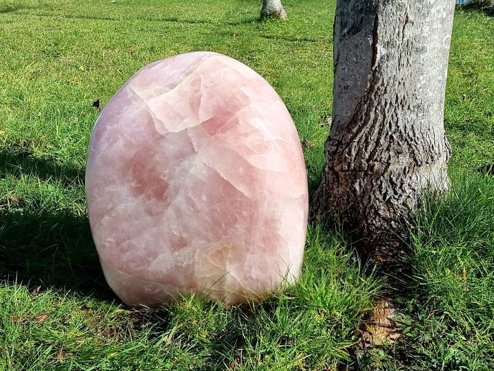 extra large rose quartz crystal