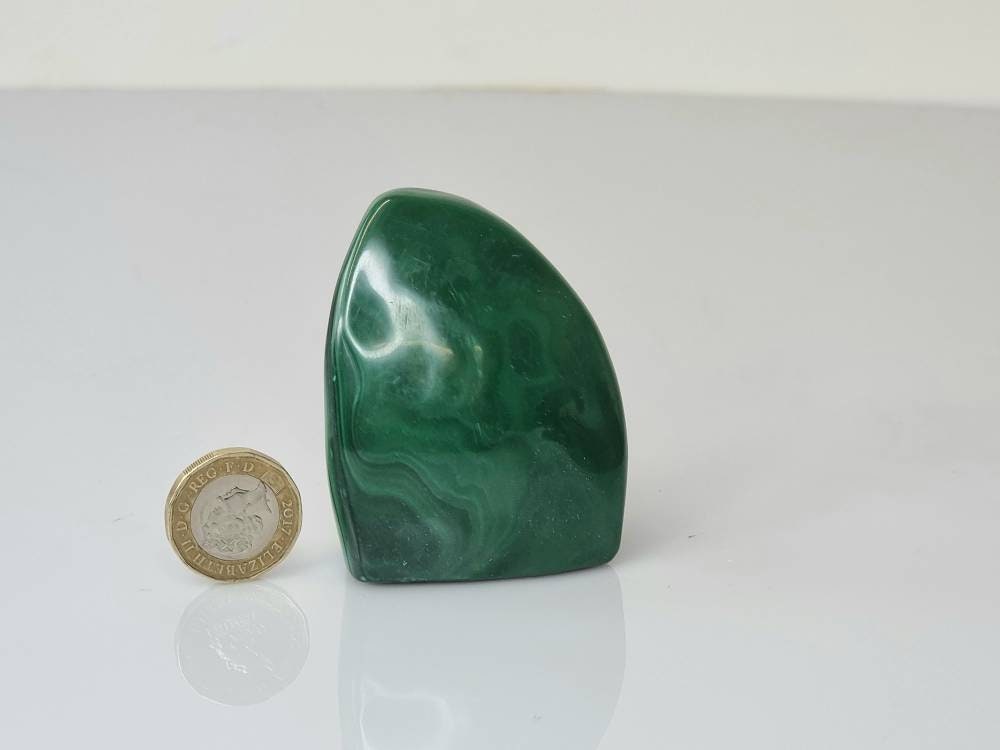 10) Malachite Crystal Polished